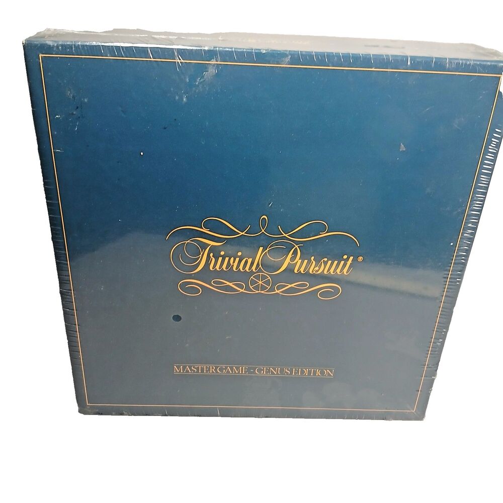 Trivia Pursuit Master Game Genius Edition New SEALED Vintage 1980s  Jacobsons